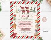EDITABLE First Time Elves Arrival Letter Welcome Christmas Elf Hello Letters Santa's Elf Letter Hello From Your Elves PRINTABLE DOWNLOAD