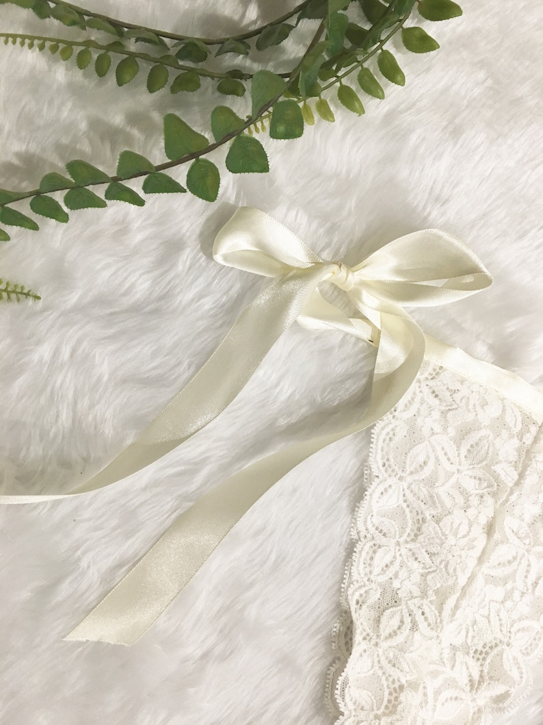 Bridal Lingerie Honeymoon Lingerie Halter Bralette Sheer Lingerie Lingerie Set WILLOW Lace Panties Handmade Lingerie