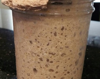Gedroogde traditionele 100% ROGGE zuurdesembrood starter gedehydrateerde probiotische cultuur Maak je eigen zelfgemaakte DIY-idee