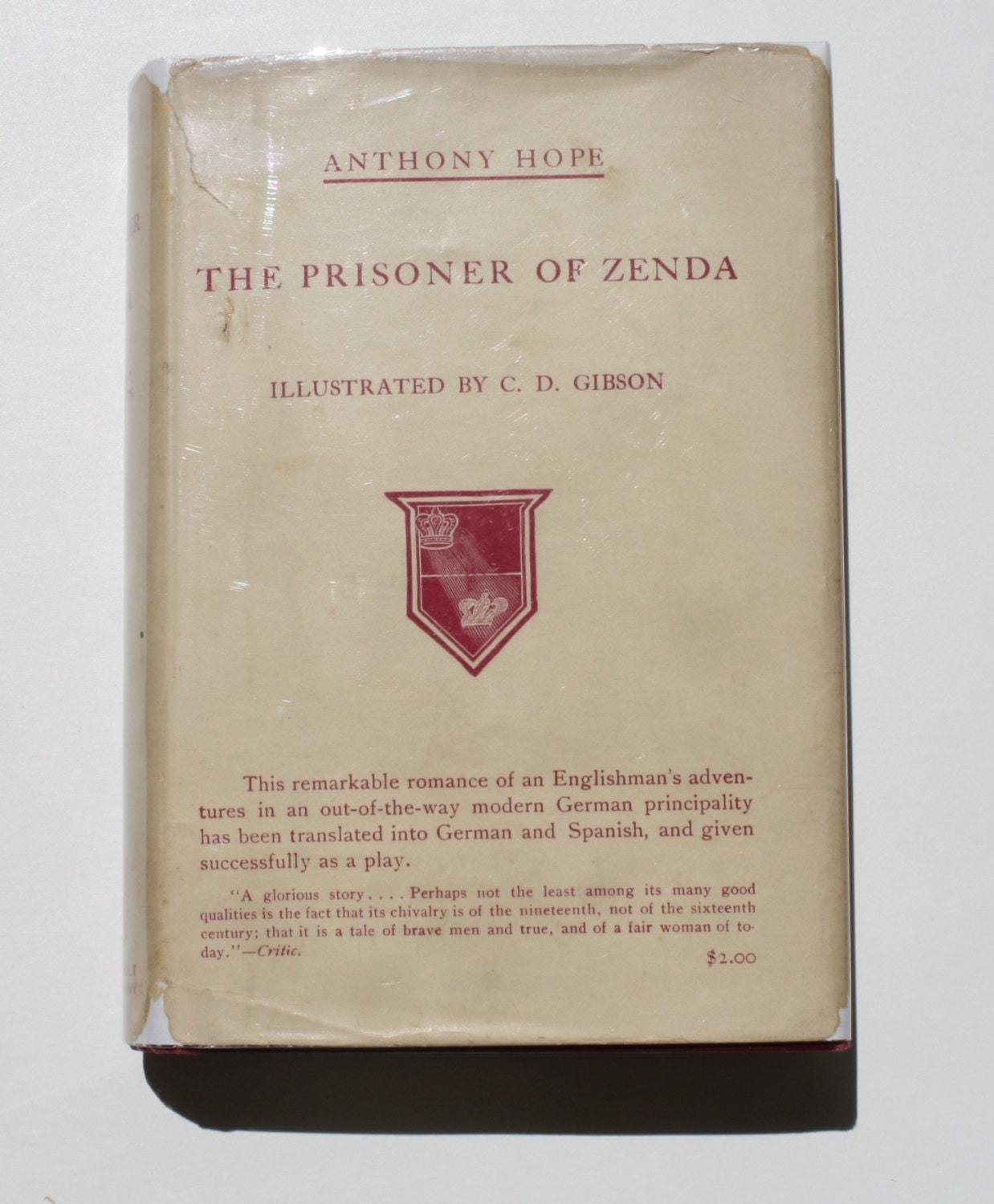 The Prisoner of Zenda by Anthony Hope Henry Holt and Company - Etsy