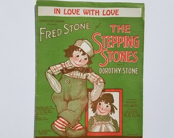 1923 "In Love With Love" Sheet Music – Raggedy Ann Ephemera