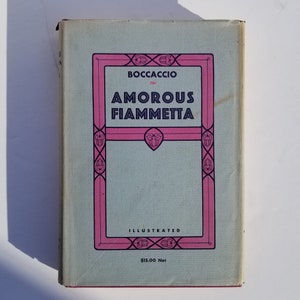 Amorous Fiammetta by Giovanni Boccaccio - Rarity Press 1931