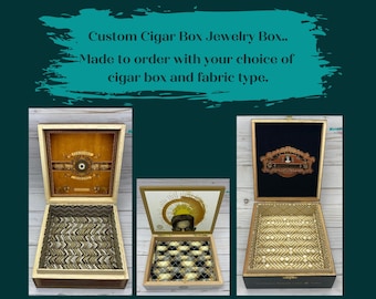 Custom Cufflink Box Cigar Box Stud Earring Holder Ring Display Watch Box Mens Jewelry Box Cuff Link Box Ring Storage Ring Display Box Gift