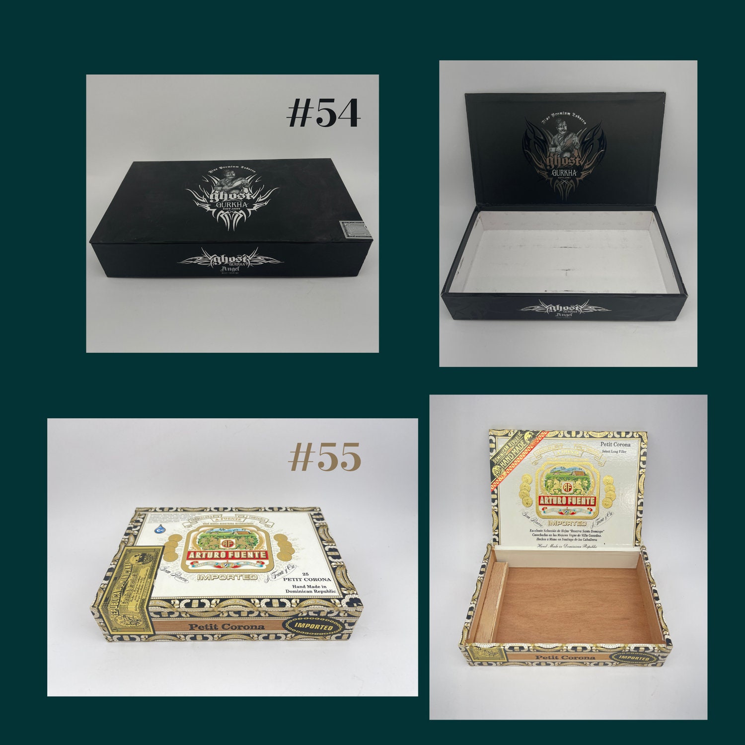 Custom Cigar Box Jewelry Box Ring Display Cufflink Box Stud Etsy