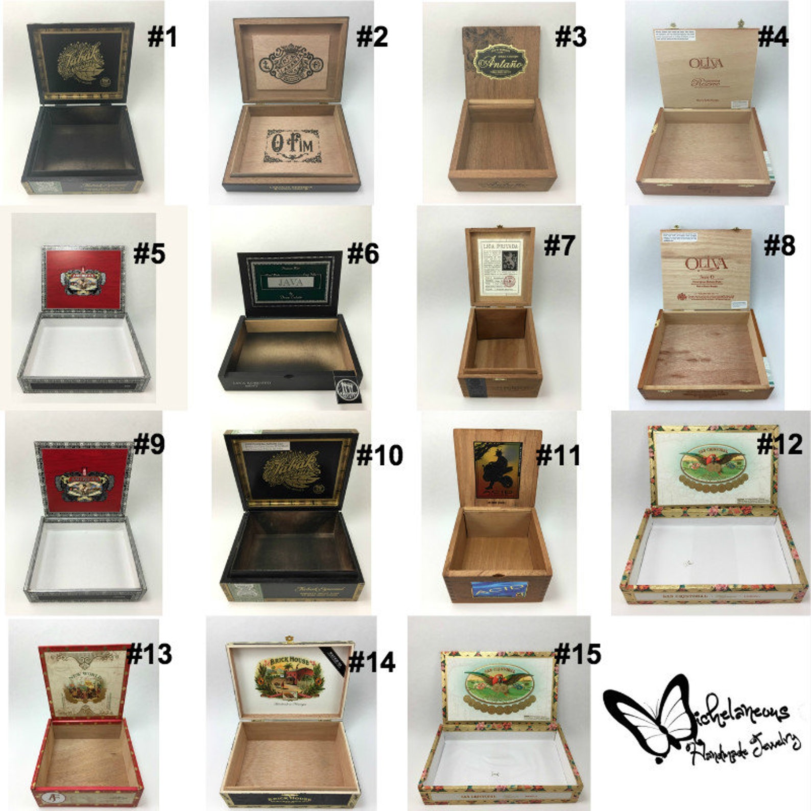 Custom Cigar Box Jewelry Box Ring Display Cufflink Box Stud Etsy