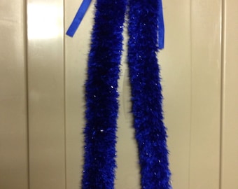 Royal Blue Nani Yarn Lei