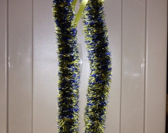 Yellow & Blue Nani Yarn Lei