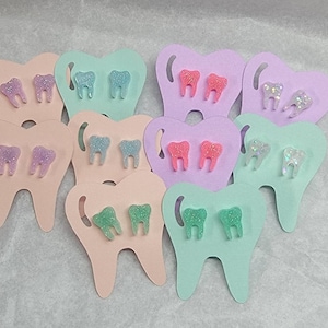 Glow in the Dark tooth earring, make a statement showing how much you love what you do.