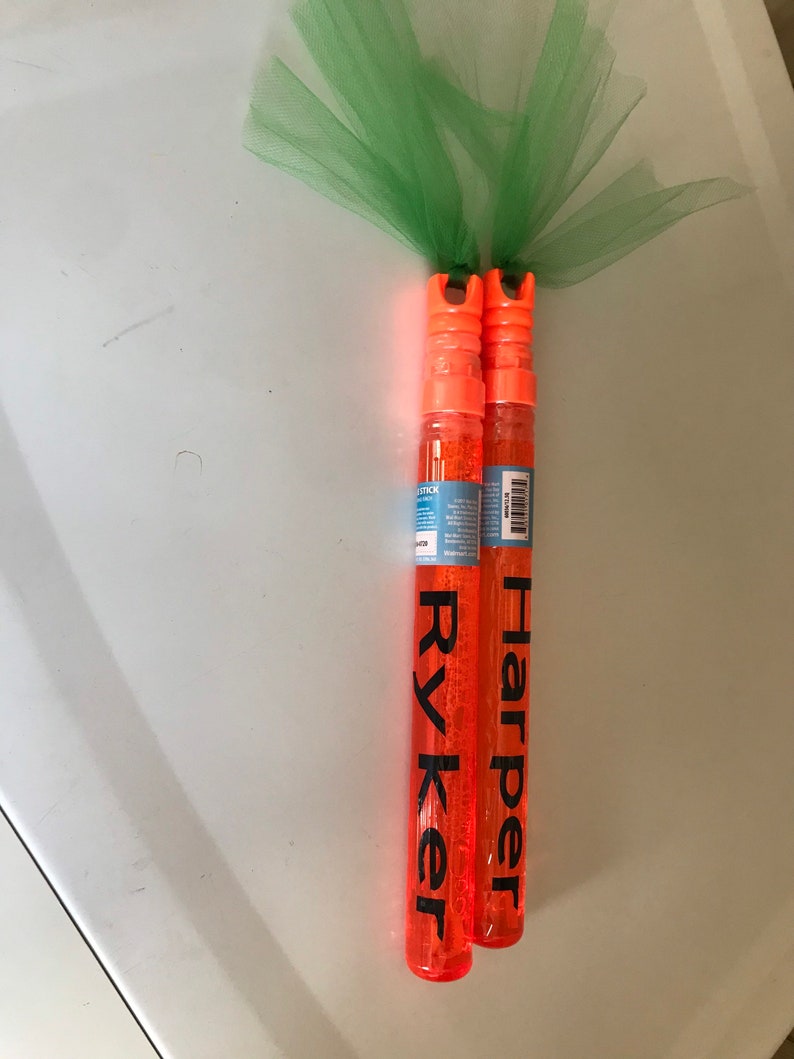 Jumbo carrot bubble wands bubbles Easter kids Etsy