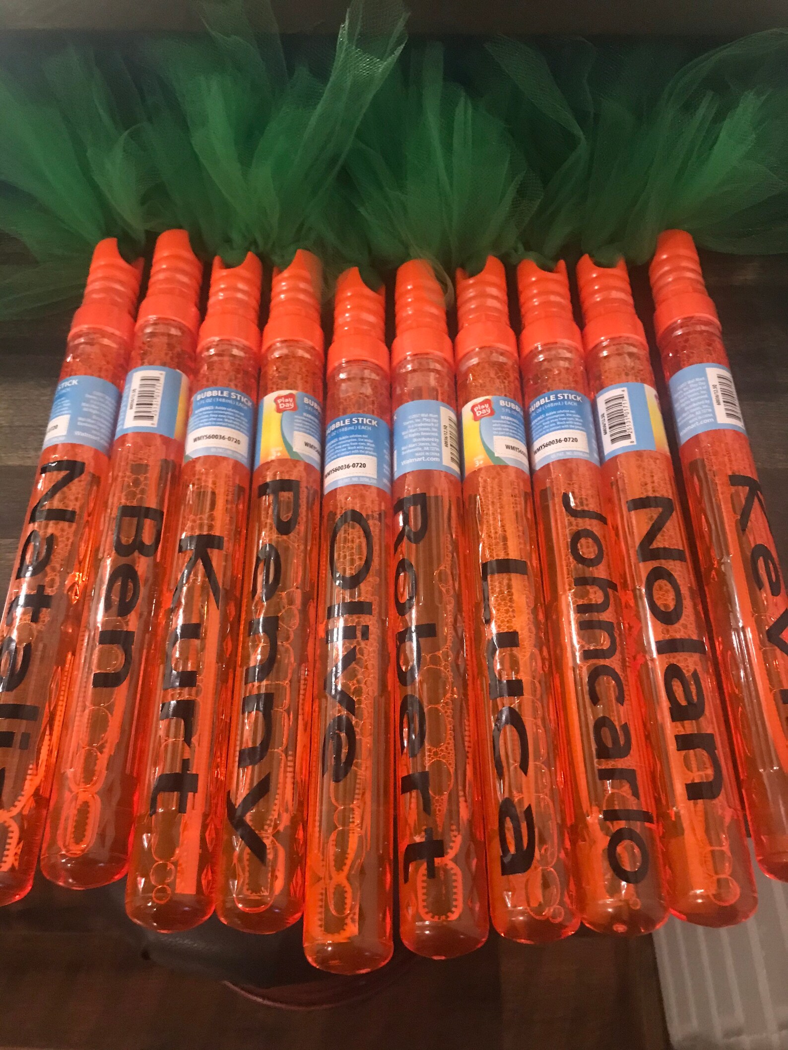 Jumbo carrot bubble wands bubbles Easter kids Etsy