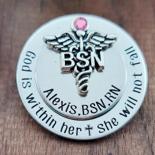 RN Nursing Pin for Pinning Ceremony RN Pin Gift for Nurse Etsy