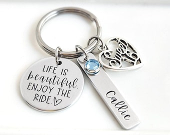 Sweet 16 Keychain | Sweet 16 Gift | Personalized Sweet 16 Keychain Birthday Gift | Sweet 16 Key Chain | Sweet 16th Birthday Gifts | Sweet 16