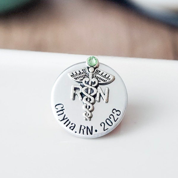 Nursing Pin | Pinning Ceremony | Nursing Graduation Pin | Nurse Gifts | RN Pin | Nurse Graduation Gift | Nursing Student | RN Nurse Gifts