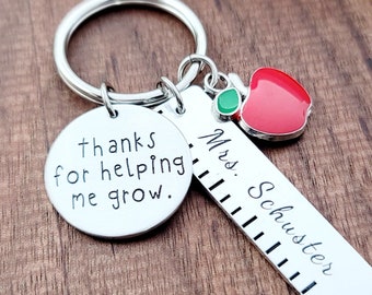 Teacher Appreciation Keychain | Thank you Gift For Teacher | Appreciation Gifts for Teachers