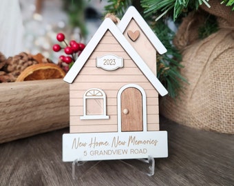 Family Home Christmas Ornament | Realtor Closing Gift For Seller | Real Estate Closing Gift | House Memories Gift