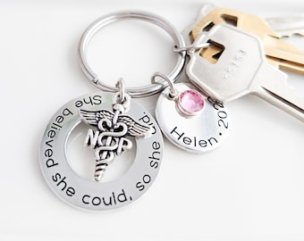 Nurse Practitioner Graduation Gift | Nurse Practitioner Gifts | NP Gift | NP Keychain | NP Graduation Gifts | Gifts Nurse Practitioner