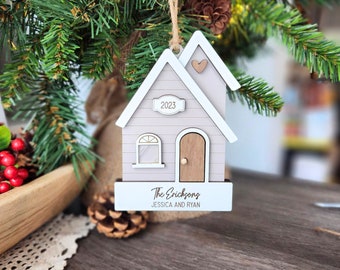 New Home Christmas Ornaments | First House Warming Gift | Agent Closing Keepsake For Homeowners