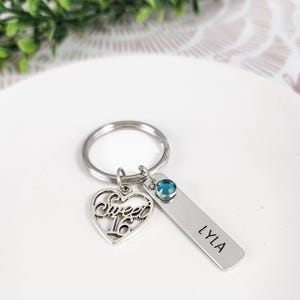 Sweet 16 Keychain | Sweet Sixteenth Birthday Gift | Personalized Sweet 16 Keychain | Sweet 16 Gifts | Sweet 16 Birthday Gifts For Daughter image 5