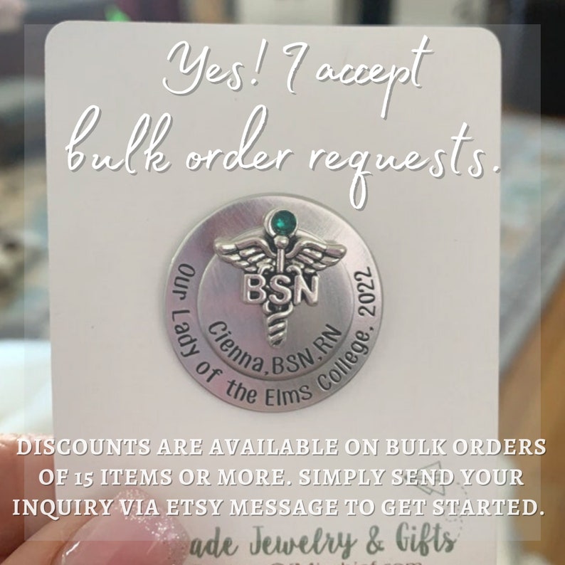 RN Nursing Pin for Pinning Ceremony RN Pins Gift for Nurse Etsy