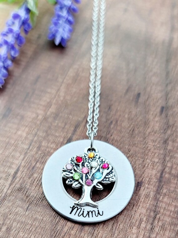 Mimi birthstone best sale necklace