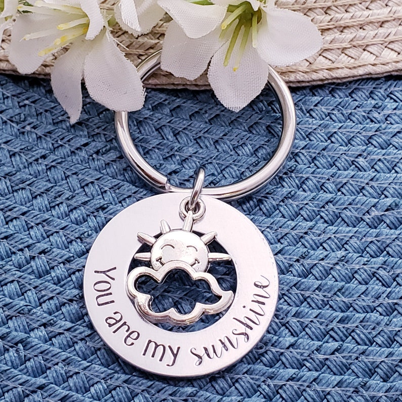 You Are My Sunshine Keychain Sunshine Keychain My Only Etsy