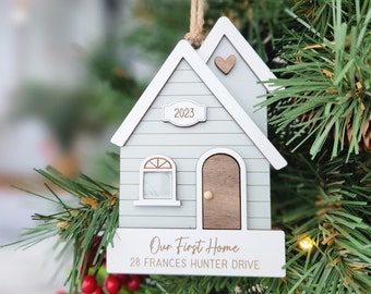 Handmade Gift For The Home | Unique Housewarming Realtor Gifts For New Homeowners | First Home Gift | Housewarming Basket Ornament