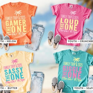 Custom Girls Trip Shirts | Matching Weekend Vacation Comfort Colors Tee | Personalized Vacay Mode Summer Beach T-shirt | Best Friend Cruise image 5