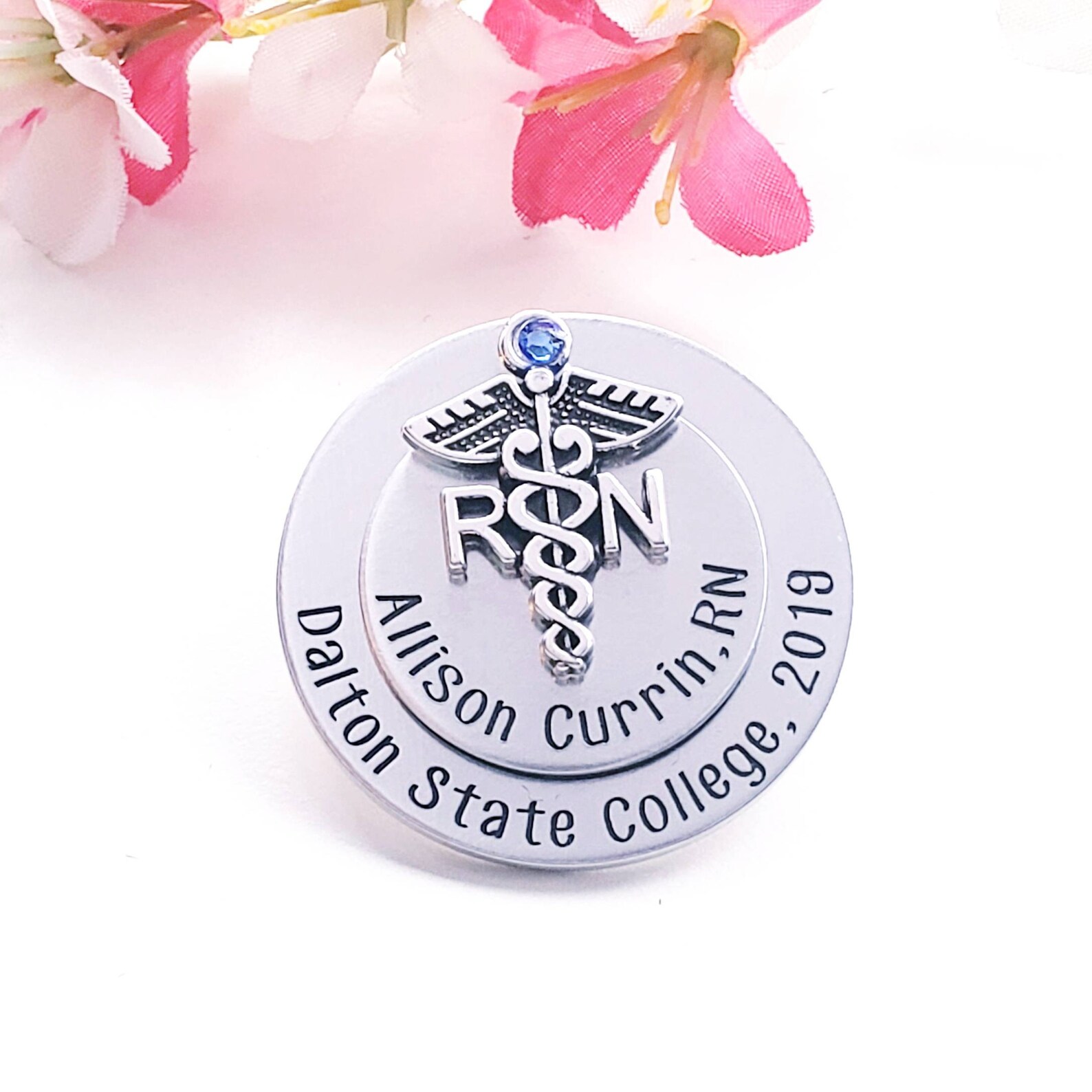 RN Nursing Pin For Pinning Ceremony RN Pins Gift For Nurse Etsy