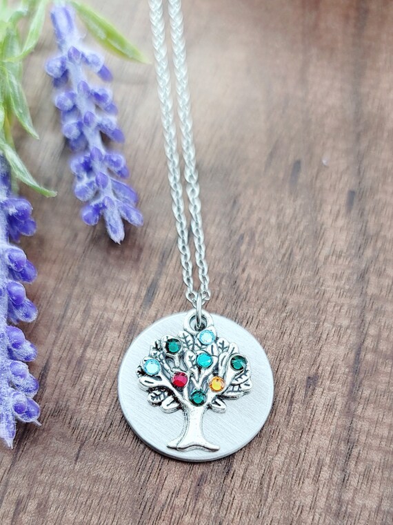 Birthstone Necklace | Mothers Birthstone Necklace | Forever My
