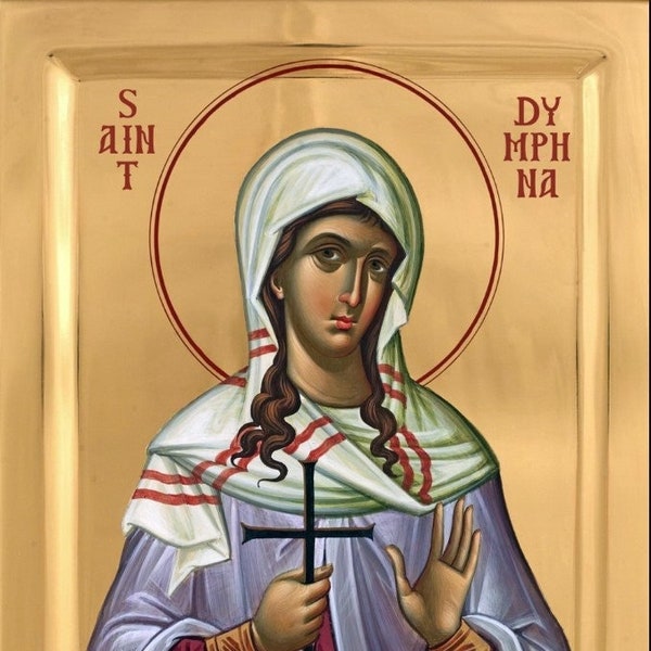 Saint Dymphna Orthodox icons byzantine icon greek orthodox icon byzantine icon birthday name-day gift baptism gift home gift