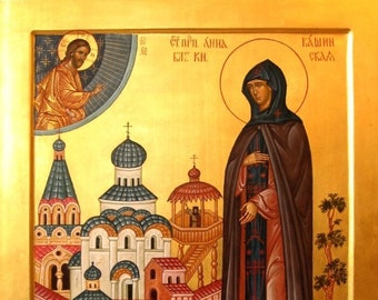 Saint Anna of Kashin, Princess Anna Kashinskaya Orthodox icons byzantine icon greek orthodox icon byzantine icon birthday, name-day baptism