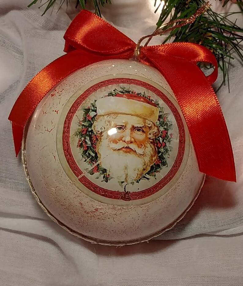 Handmade Victorian Ornament Handmade Ball Ornament Unique Etsy