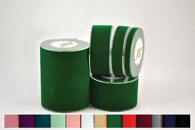 Velvet Ribbon in Various Widths and Colors DIY Crafts - Etsy
