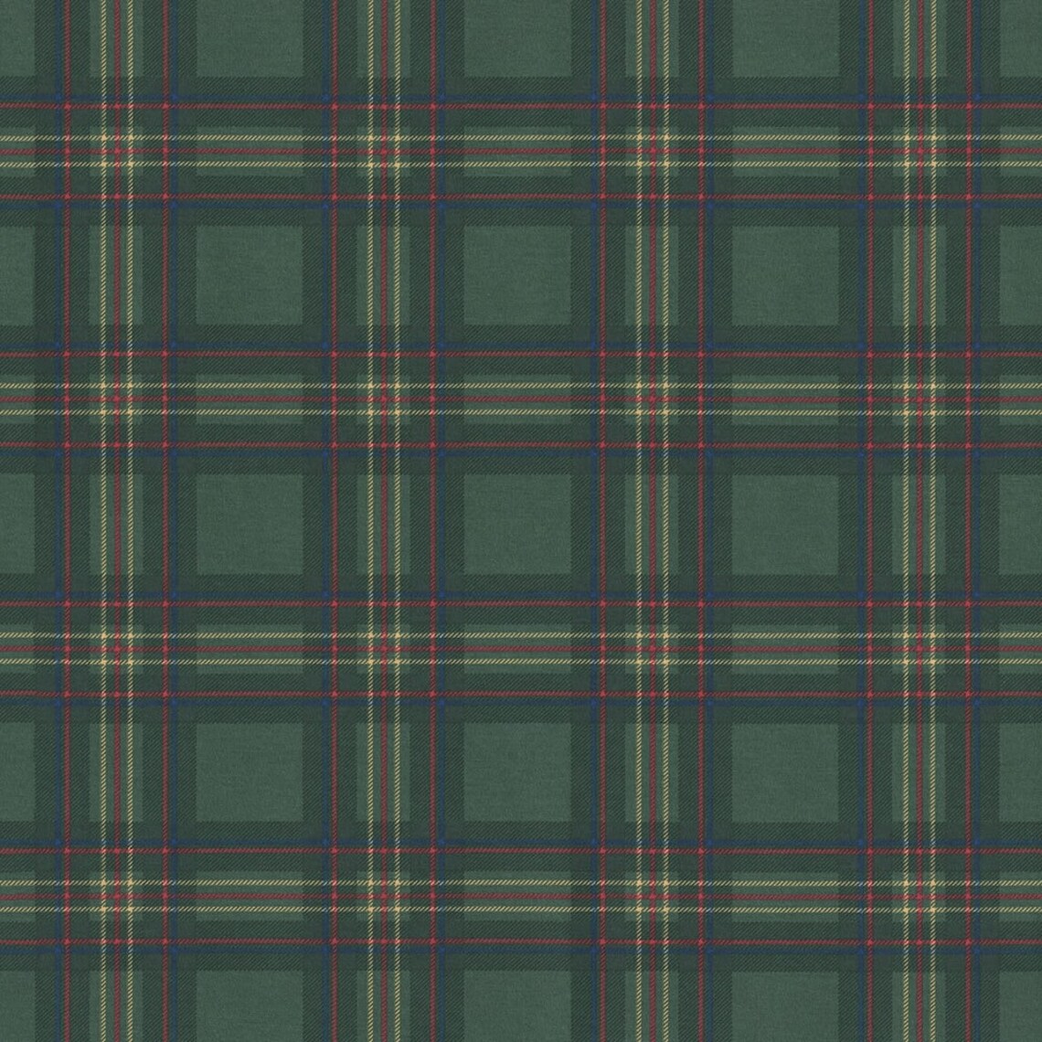 Table Runner Checkered Green Christmas Table Runner Table Etsy UK