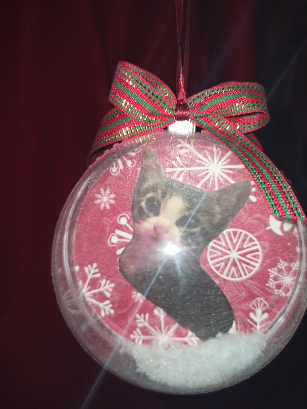 Personalisiertes Katzen Memorial - Sonnenfänger Als Erinnerung An Verstorbene Katze