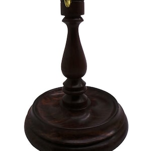 Luxury Wooden Pocket Watch Display Stand Holder Hanger Hand Crafted from Real Wood with Brass Fittings on Special Low Price Offer