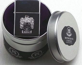 Select Gifts Faith England Family Crest Surname Coat Of Arms Gold Cufflinks Engraved Box