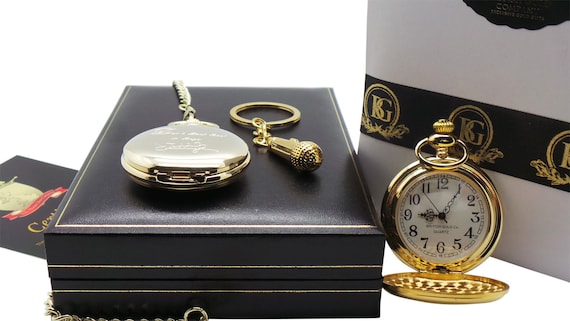 オアシス サイン入り ノエル・ギャラガー 24Kゴールドクラッド 懐中