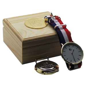 Free Personalised Engraving Engraved Designer Wristwatch Luxury watch for Men Women Lady Gents Unisex Wooden Gift box Custom Secret Message