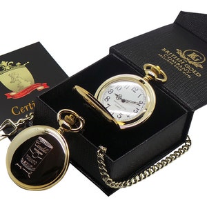 Andy Warhol Signed Pocket Watch Campbells Soup Pop Art  in Luxury Gift Box Case with Certificate Free Custom Engraving Name on Rearr