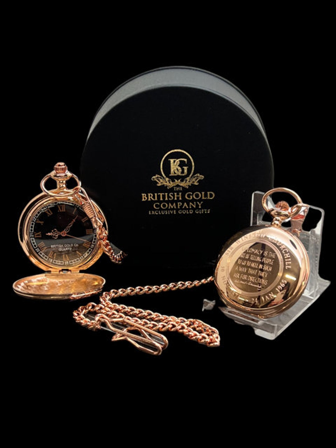 R churchill pocket watch sales
