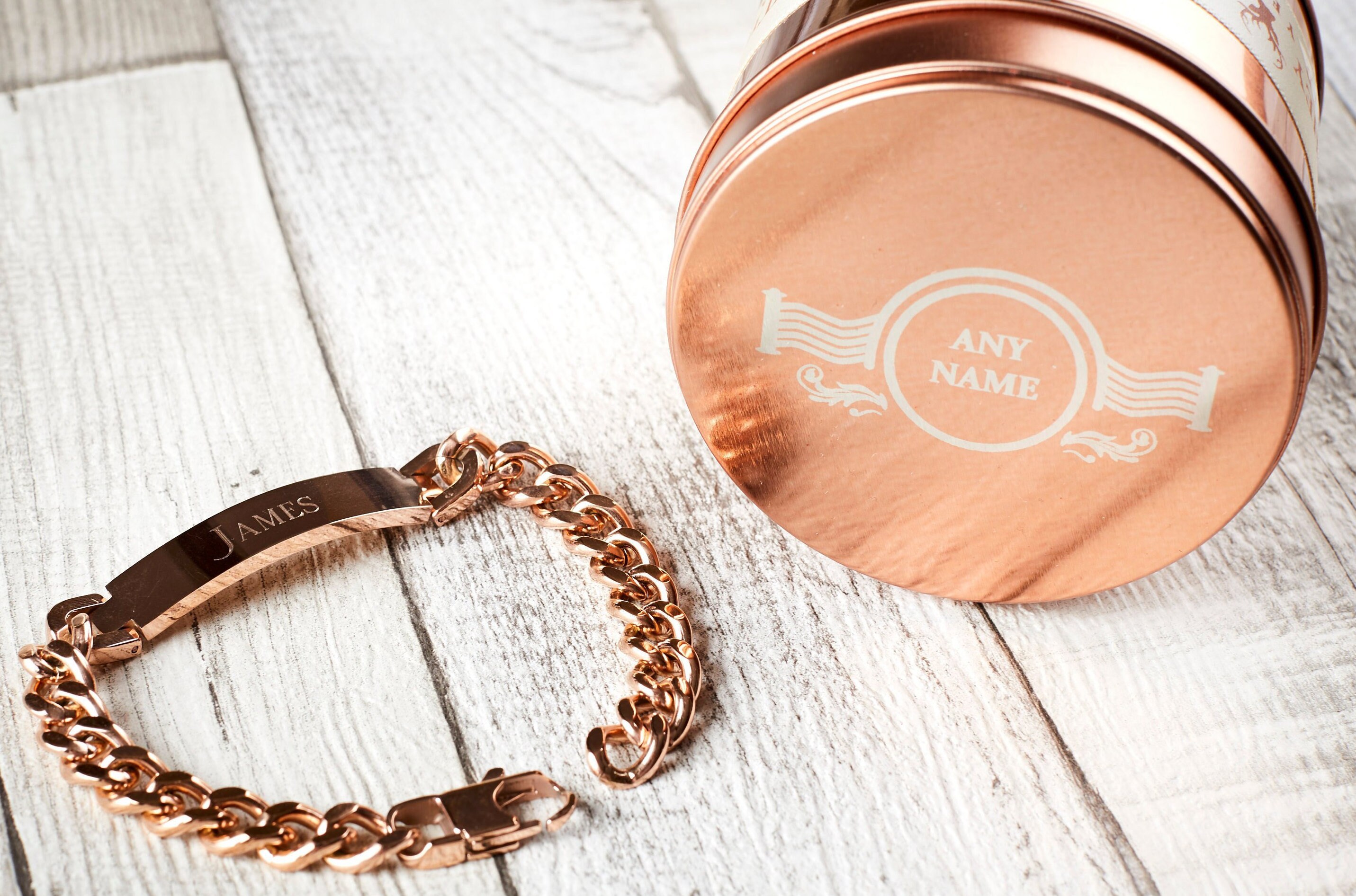 Personalised Rose Gold Forever Together Cuff Bracelet – GIVA Jewellery