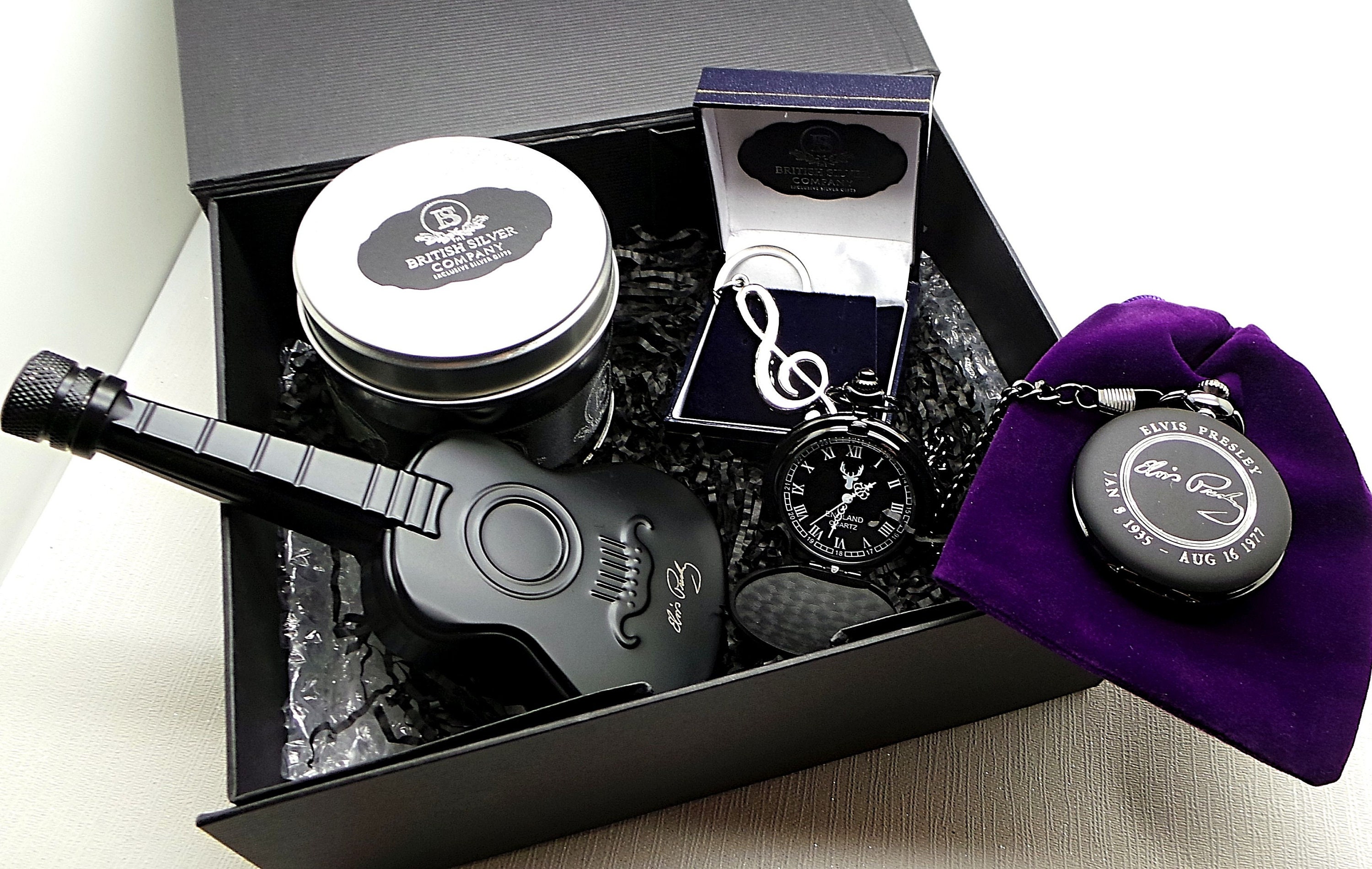 Elvis Presley Signed Gift Hamper Personalised Black Pocket - Etsy UK