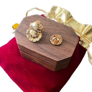 Taucher Helm Anstecknadel 18k Rose Gold Plattiert Luxus Geschenk Set Tiefseetaucher Unterwasser Geschenke Nautisches Tauchen Steampunk Schwimmen Abzeichen Auszeichnung