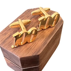 Gemelos de oro para 100 cumpleaños, regalos de lujo de 24 quilates, joyería centenaria en estuche, regalos para fiestas de 100 años para hombres, gemelos para celebraciones de 100 años