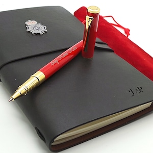 Police Leather Journal UK Force Personalised Notebook Diary and Engraved Rollerball Pen Luxury Gift Set Gifts for Officer Special Met PCSO image 3