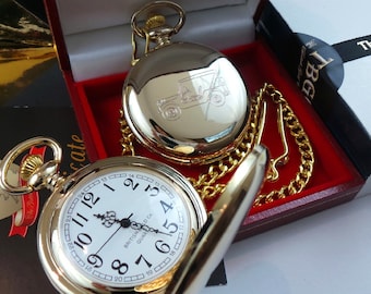 Willys Jeep WW2 24k Clad Gold Pocket Watch  in Luxury Gift Case with Certificate US Army Vintage Vehicle World War