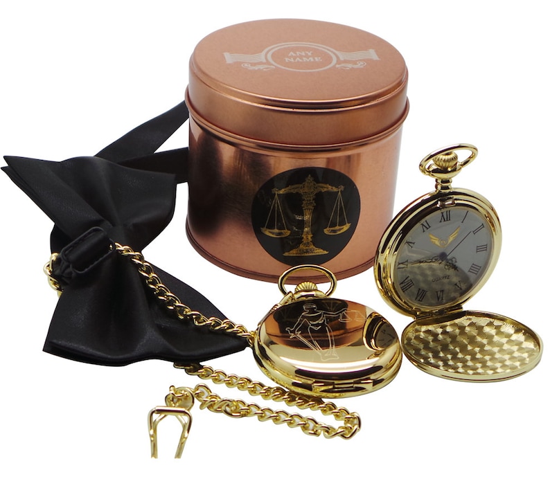 Legal Scales of Justice Pocket Watch 24k Gold Solicitor Lawyer Etsy UK
