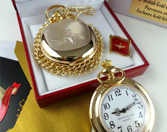 REGIMENTAL CREST ENGRAVED POCKET WATCH,