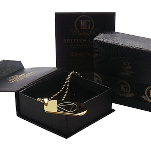 AA NA Alcoholics Narcotics Anonymous 24k Gold Plated ID Dog Tag Necklace Engraved Free Addiction Recovery Sobriety Personalised Engraving